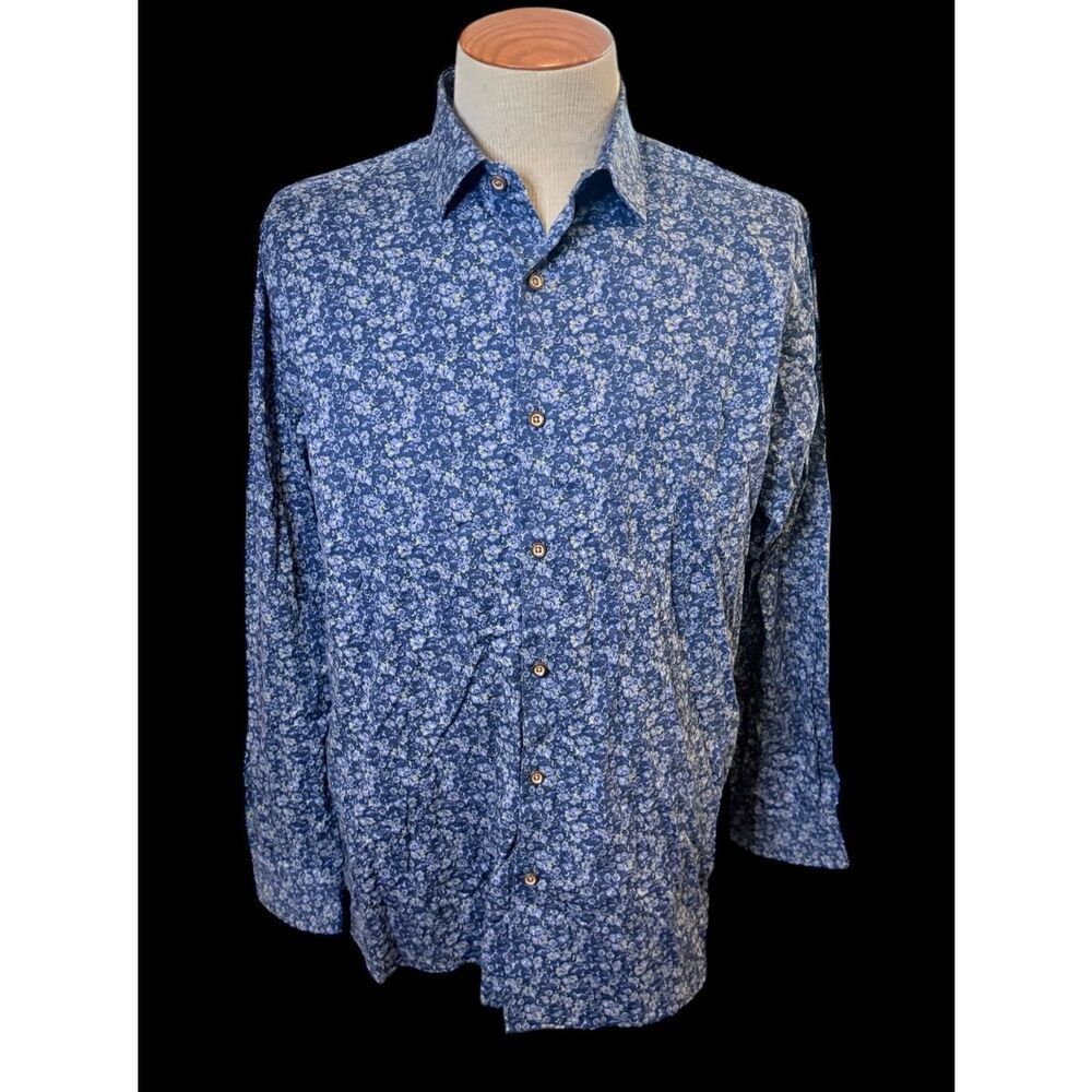Hart Schaffner Marx Botanica Collection Button Front Short Large. Weekend - Picture 2 of 11